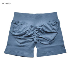 Impact Shorts Low Ribbed Band Gym Shorts Women Workout Clothes Scrunch Bum Seamless Shorts Yoga Biker Sports Shorts