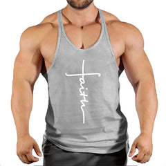 2024 new mens cotton tank tops shirt gym fitness vest sleeveless male casual bodybuilding sports man Workout clothes clothing