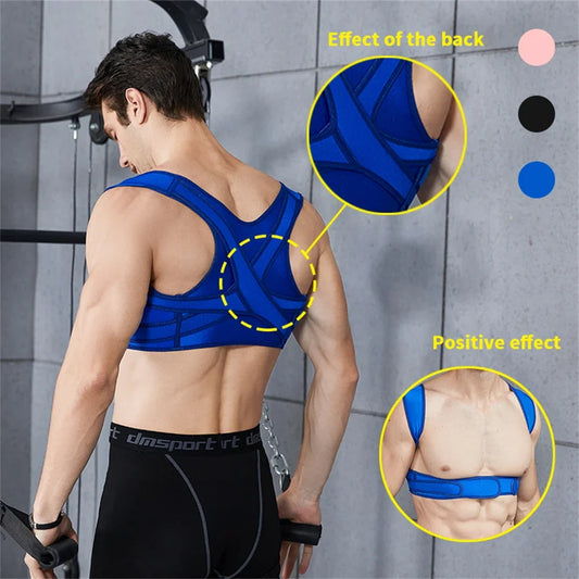 Sports Back Posture Corrector Women Posture Brace Corset Gym Men Back Posture Corrector Belt Vest for Column Correction