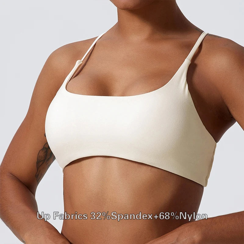 Comfort Sexy Sports Bra Gym Top Women Training Yoga Clothes Stretch Women Sports Underwear Fitness Workout Back Cross Yoga Bra