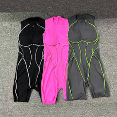 Yoga Clothes Set Workout Jumpsuits Sports Outfits Fitness Sportswear Women Tracksuit Push Up Rompers Gym Bodysuits Athletic Wear