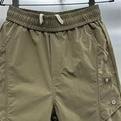 Jogger Pants Summer Man Pants Men's Cropped Trousers Sweatshirt Joggers Jogging Sport Big Size Korean Popular Clothes Gym Cargo