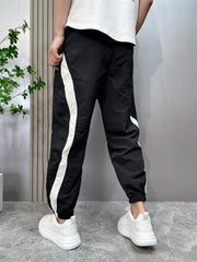 Men's Trousers Jogger Man Running Mens Pants Jogging Men's Summer Clothes Sport Korean Popular Clothes Ice Silk Pants Gym Cargo