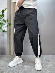 Men's Trousers Jogger Man Running Mens Pants Jogging Men's Summer Clothes Sport Korean Popular Clothes Ice Silk Pants Gym Cargo