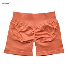 Impact Shorts Low Ribbed Band Gym Shorts Women Workout Clothes Scrunch Bum Seamless Shorts Yoga Biker Sports Shorts