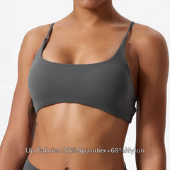 Comfort Sexy Sports Bra Gym Top Women Training Yoga Clothes Stretch Women Sports Underwear Fitness Workout Back Cross Yoga Bra