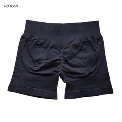 Impact Shorts Low Ribbed Band Gym Shorts Women Workout Clothes Scrunch Bum Seamless Shorts Yoga Biker Sports Shorts