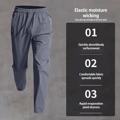 Men's Fall Running Tracksuit Casual Outdoor Quick-Dry Running Clothes for Autumn Spring Ideal Gym Track Field Sports Training