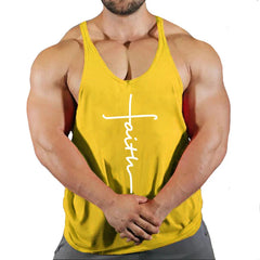 2024 new mens cotton tank tops shirt gym fitness vest sleeveless male casual bodybuilding sports man Workout clothes clothing