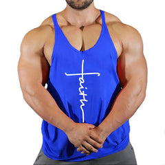 2024 new mens cotton tank tops shirt gym fitness vest sleeveless male casual bodybuilding sports man Workout clothes clothing