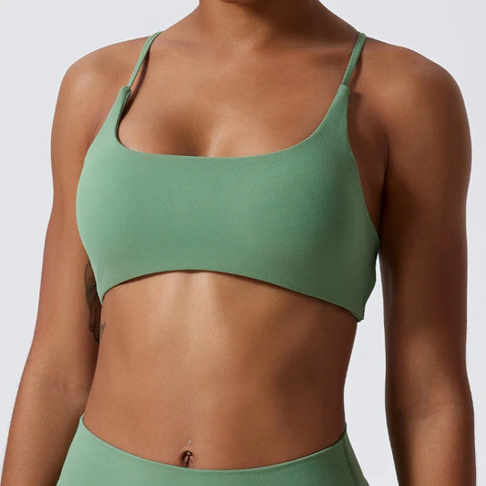 Comfort Sexy Sports Bra Gym Top Women Training Yoga Clothes Stretch Women Sports Underwear Fitness Workout Back Cross Yoga Bra