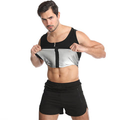 Sports Fitness  Men's Corset And Abdomen Sweat Suit