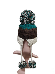 Winter Warm Knitted Wool Ear Protection Hair Ball Hat