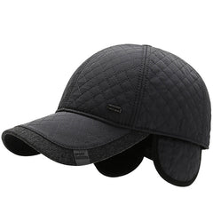 Men's Fashionable And Simple Padded And Thickened Warm Cotton Hat