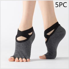 Yoga socks five finger socks