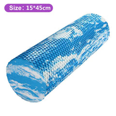 Iridescent Cloud Yoga Foam Roller, 30/45cm, High-Density for Pilates, Gym, and Body Massage