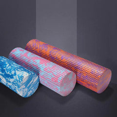 Iridescent Cloud Yoga Foam Roller, 30/45cm, High-Density for Pilates, Gym, and Body Massage