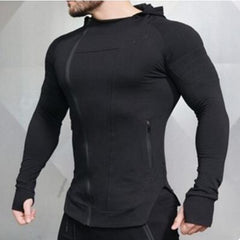 New Gyms Slim Fit Men Hoodies