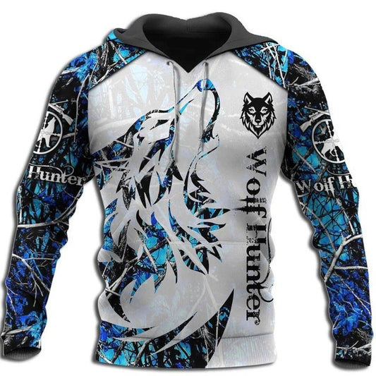 Hoodies For Men Cool Animal Print Street Trend