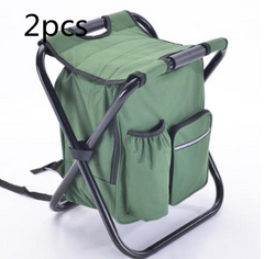 Multifunction Outdoor Folding Chair Ice Cooler Picnic Bag Camping Fishing Stool Backpacking Hunting Rest Chair