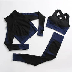 2/3Pcs Women Gym Suit Fitness Sets Sports Workout Sportswear Gym Clothing Yoga Fitness Set Female Workout Leggings Top Leggings