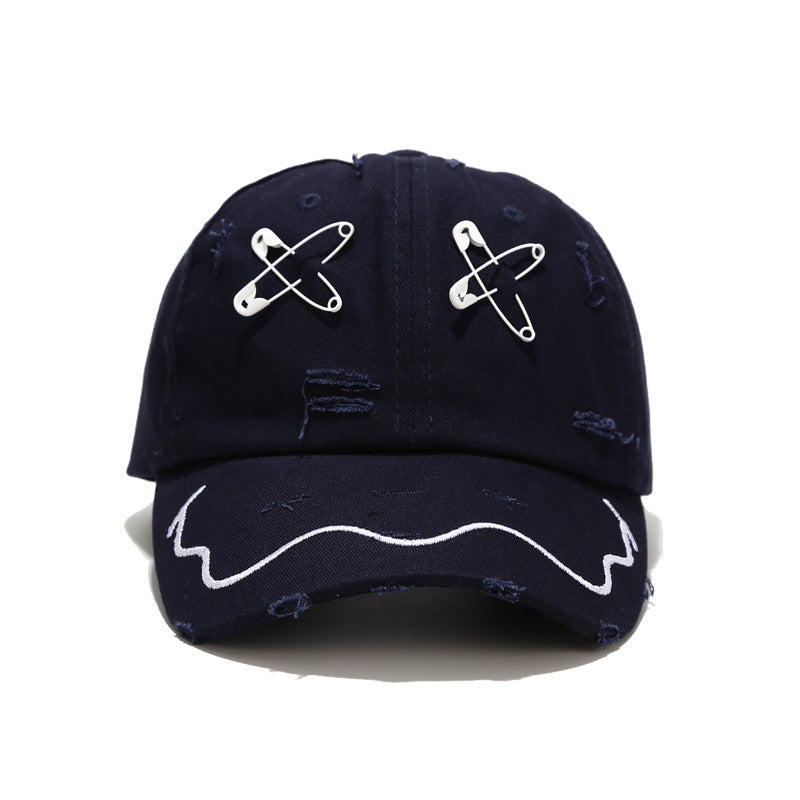 Baseball Cap Men's Trend Embroidery Shading