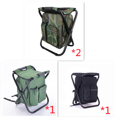 Multifunction Outdoor Folding Chair Ice Cooler Picnic Bag Camping Fishing Stool Backpacking Hunting Rest Chair