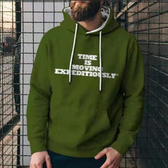 Fashion Solid Color Men Casual Hoodies Sweatshirts