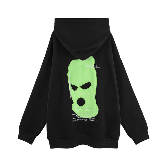 Mexican Bandit Headgear Embroidered Hoodie Fleece Padded Coat
