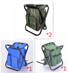 Multifunction Outdoor Folding Chair Ice Cooler Picnic Bag Camping Fishing Stool Backpacking Hunting Rest Chair