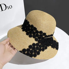 Sun UV Protection Lace Sunshade Fisherman Hat Foldable
