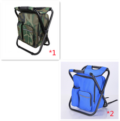 Multifunction Outdoor Folding Chair Ice Cooler Picnic Bag Camping Fishing Stool Backpacking Hunting Rest Chair