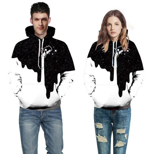 .3DPrint Halloween Milk Pullover Hoodies For Women and Men