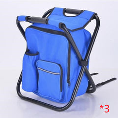 Multifunction Outdoor Folding Chair Ice Cooler Picnic Bag Camping Fishing Stool Backpacking Hunting Rest Chair