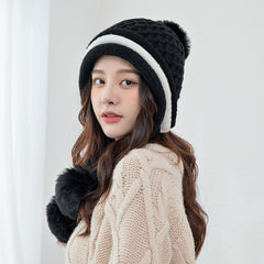 Women's Fashion Ear Protection Korean Woolen Hat