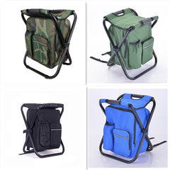 Multifunction Outdoor Folding Chair Ice Cooler Picnic Bag Camping Fishing Stool Backpacking Hunting Rest Chair