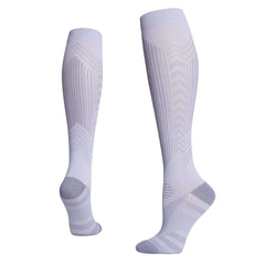 Sports Long Compression Socks With Reflective Strips