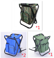 Multifunction Outdoor Folding Chair Ice Cooler Picnic Bag Camping Fishing Stool Backpacking Hunting Rest Chair