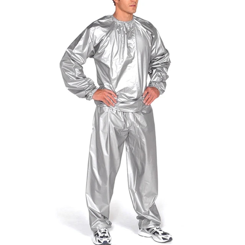 New Heavy Duty Sauna Sweat Suit Exercise Gym Suit Fitness Weight Loss Anti-Rip for Sauna Fitness Gym Weight Loss Heavy Duty
